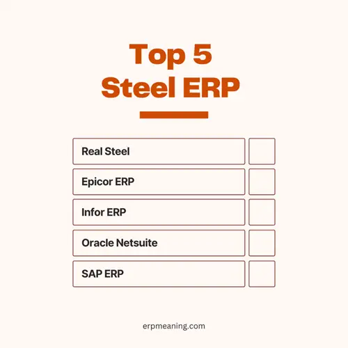 erp for steel industry
