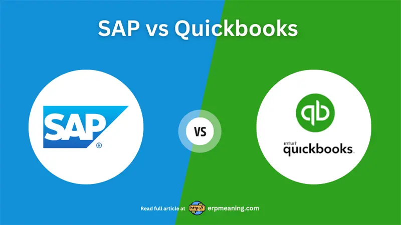 Sap vs Quickbooks