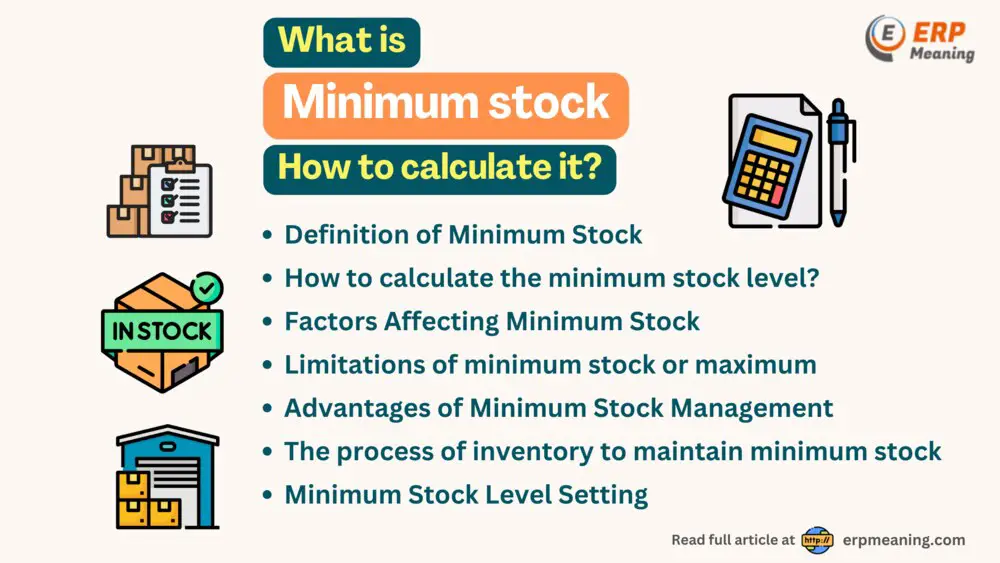 Minimum Stock